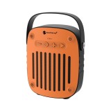 NewRixing NR-4014 Outdoor Portable Hand-held Bluetooth Speaker with Hands-free Call Function, Support TF Card & USB & FM & AUX (Orange)