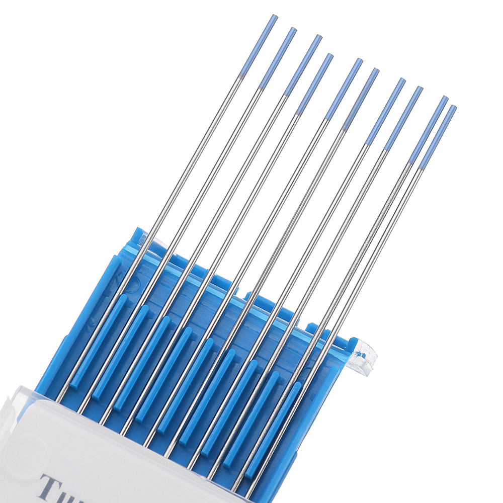 10pc WL20 Tungsten Lanthanated Tip TIG Welding Electrode Rods Blue 1.0/1.6/2.4mm 