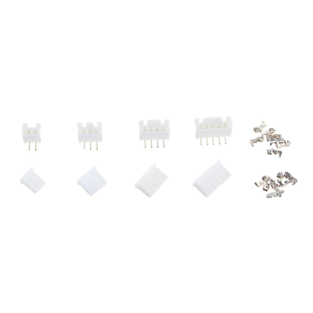 150pcs 2/3/4/5Pin JST-XH 2.54mm Dupont Connector Male/Female Wire Cable Jumper Pin Header Housing Connector Terminal Kit