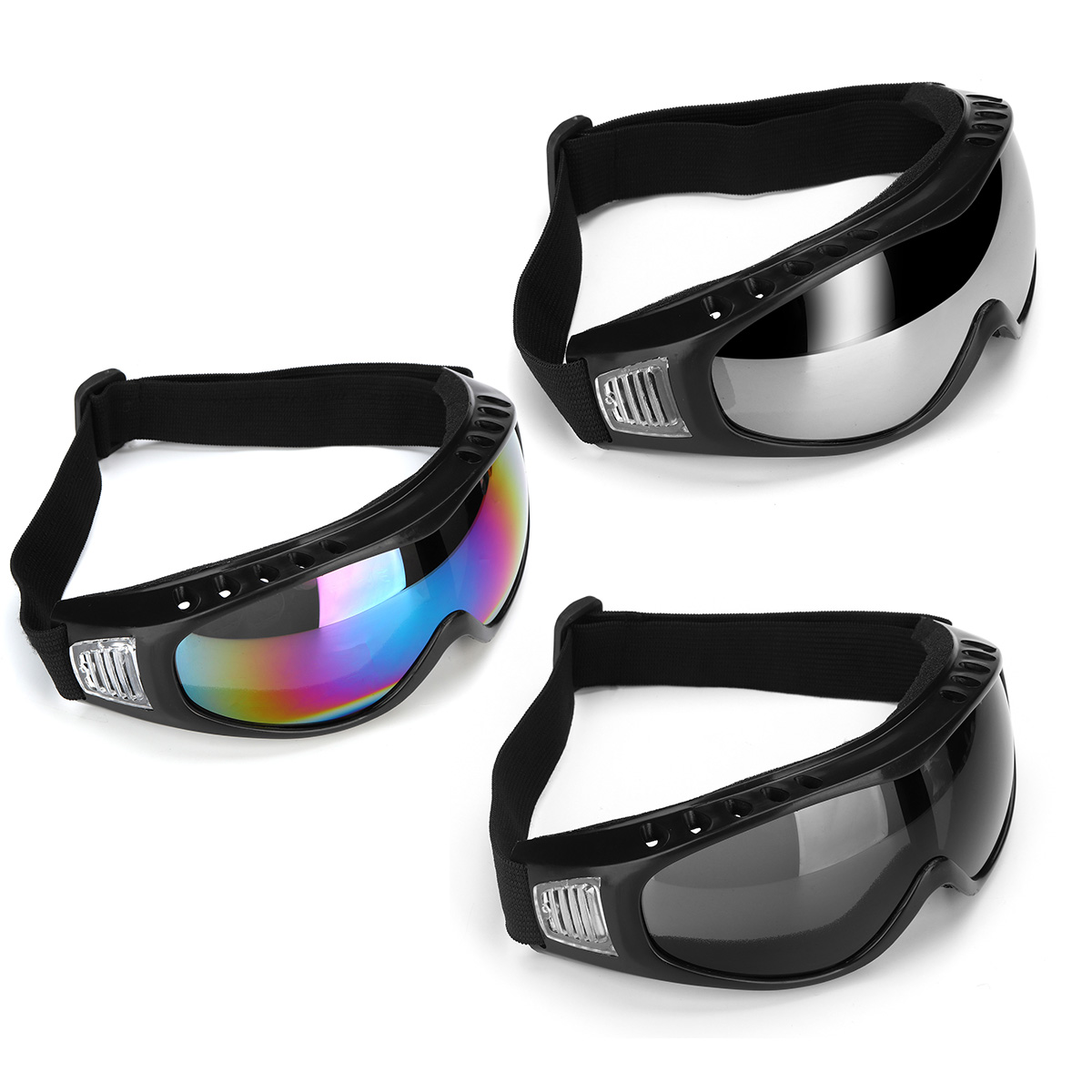 Anti fog Dust Wind UV Water Snow Snowboard Goggles Helmet Ski Sunglasses Glasses