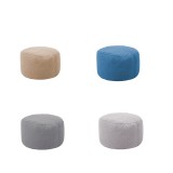 Small Round Bean Bag Beanbag Sofas Case Lounger Chair Lazy Sofa Cotton Linen Chair Cover Waterproof Gaming Bed Chair Seat Cushion