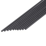 10Pcs/Set 400mm Round Carbon Fiber Tube Pure Carbon Hollow Pipe Roll Wrapped Matt Surface for RC Airplane DIY Tool