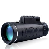 IPRee 40X60 Upgraded Outdoor Monocular With Compass HD Optic Low Light Level Night Vision Telescope Camping Travel