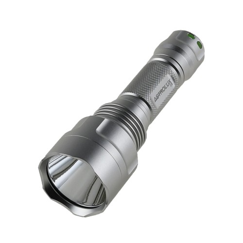 Astrolux C8 Silver XP-L HI Long Shot 1300Lumens 7/4modes A6 Driver Tactical EDC LED Flashlight Searching Flashlight LED Torch 18650 Torch 18650 Flashlight