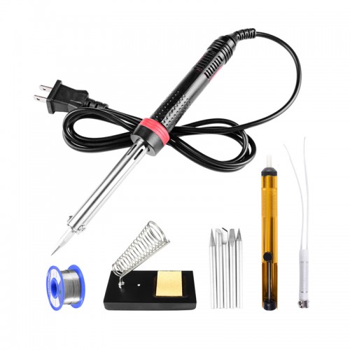 60W Electronic Solder Iron Tools Kit PC PCB Digital Soldering Iron Welding Tool with Light Heat Pencil US Plug/EU Plug