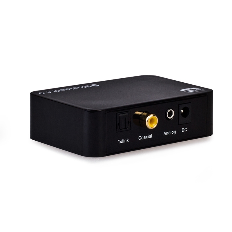 Bluetooth Digital Audio Output Hifi Audio Decoding 3.5mm Coaxial Fiber APTX Output Lossless Sound Quality (Black)