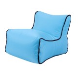 Waterproof Mini Inflatable Baby Seats SofaChair Furniture Bean Bag Seat Cushion (Sky blue seat)