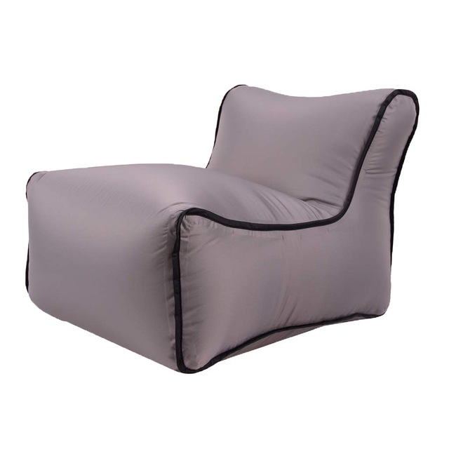 Waterproof Mini Inflatable Baby Seats SofaChair Furniture Bean Bag Seat Cushion (Gray seat)