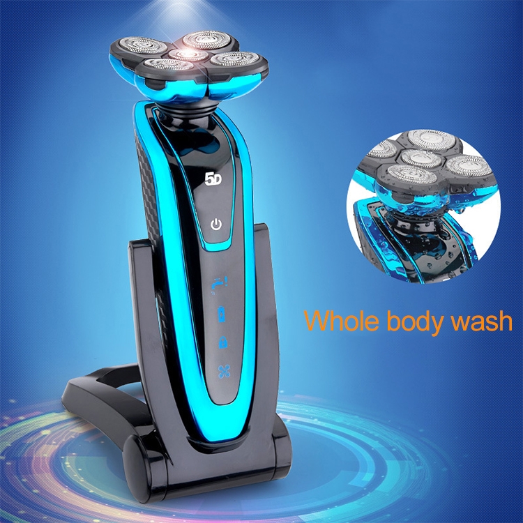 Men Electric Shaver Rechargeable Shaving Machine Waterproof Razor (Gold)