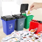 Trash Bin Classification Toy Early Education Garbage Classification Table Game Novelties Toys