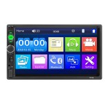 iMars Upgraded 7010B 7 Inch Car Stereo Radio MP5 Player IPS Full View HD Touch Screen Support DSP bluetooth FM USB AUX
