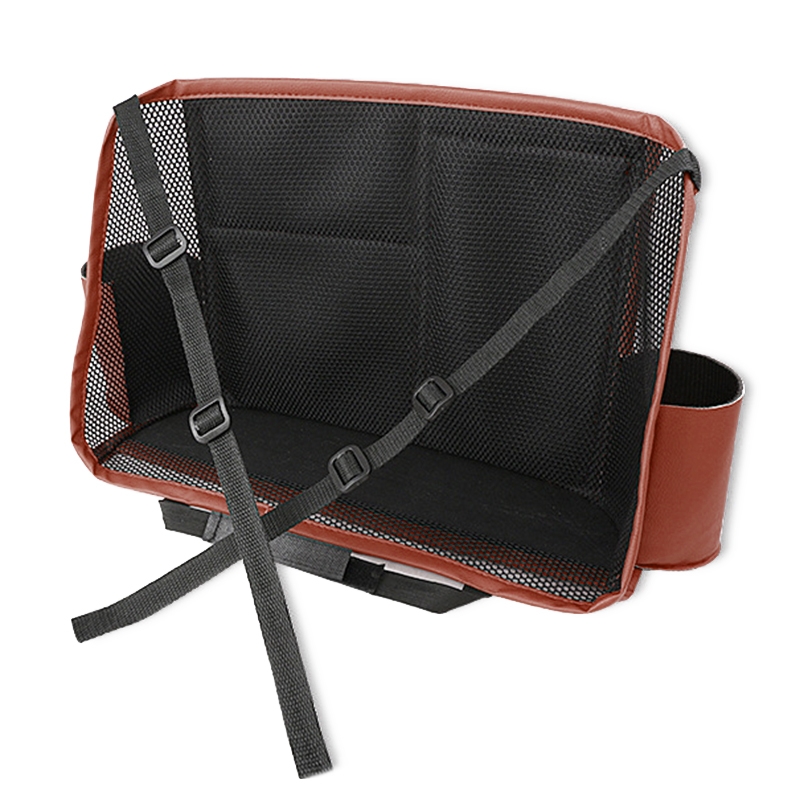 DERANFU Multi-function Car Seat Middle Pocket Storage Bag (Brown)