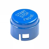 Car Engine Start Key Push Button Cover for BMW G / F Chassis, without Start and Stop (Blue)