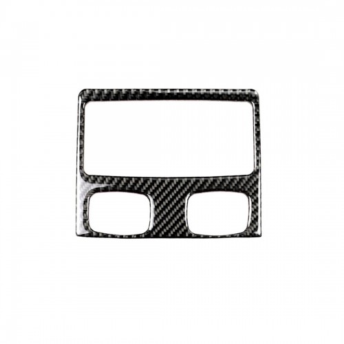 Carbon Fiber Car Rear Air Vent Decorative Sticker with Hole for BMW E90 / E92 2005-2012