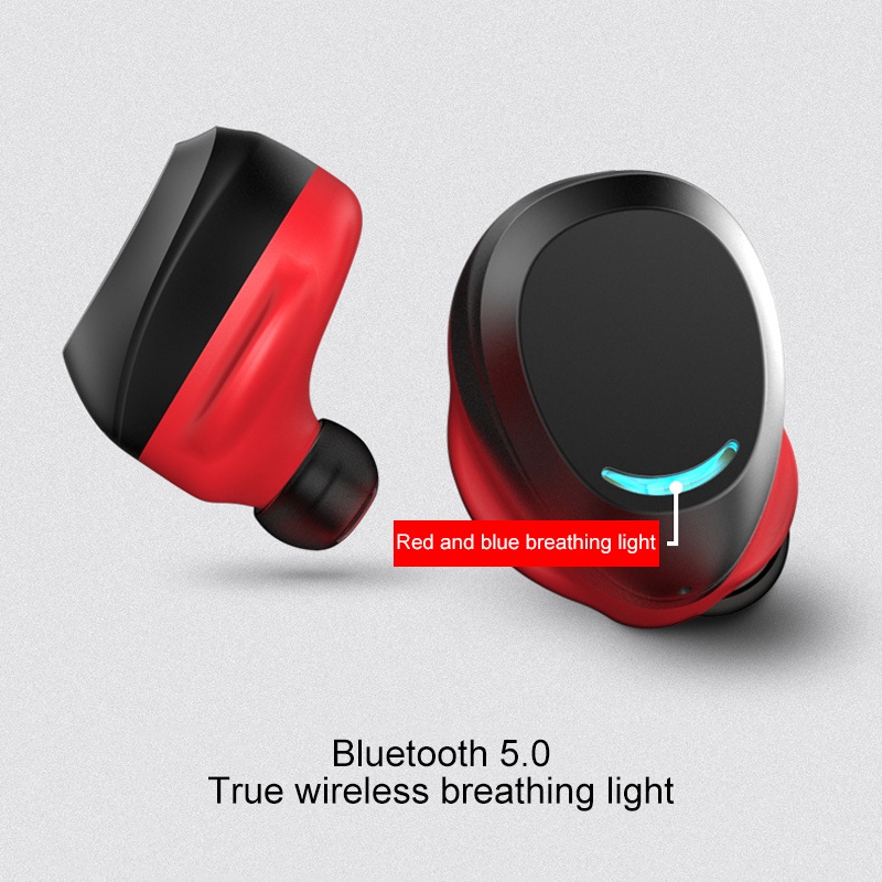 U9 TWS Bluetooth Earphone with Magnetic Charging Box, Support Call & Battery Display Function (Black)