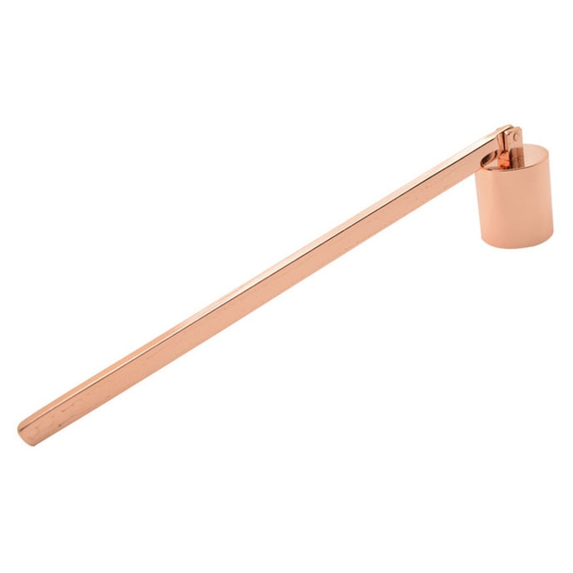 Black Lumanuby Rose Gold Candle Extinguisher Stainless Steel DIY Candle Shear Tool Candle Cover Candle Accessories 1 Pcs 