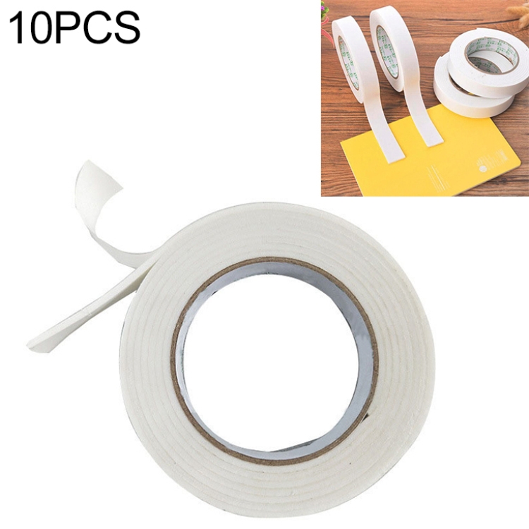 10 PCS Super Strong Double Faced Adhesive Tape Foam Double Sided Tape Self Adhesive Pad For Mounting Fixing Pad Sticky, Length: 3m (40mm)