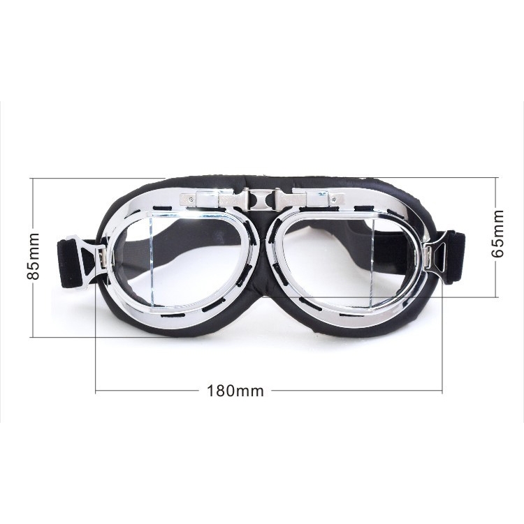 Protective Glasses Dustproof Anti-wind / Sand Riding Motorcycle Goggles Industrial Goggles (Transparent Lens)