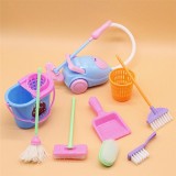 Furniture Toys Miniature House Cleaning Tool Doll House Accessories for Doll House Pretend Play Toy 9 PCS / Set