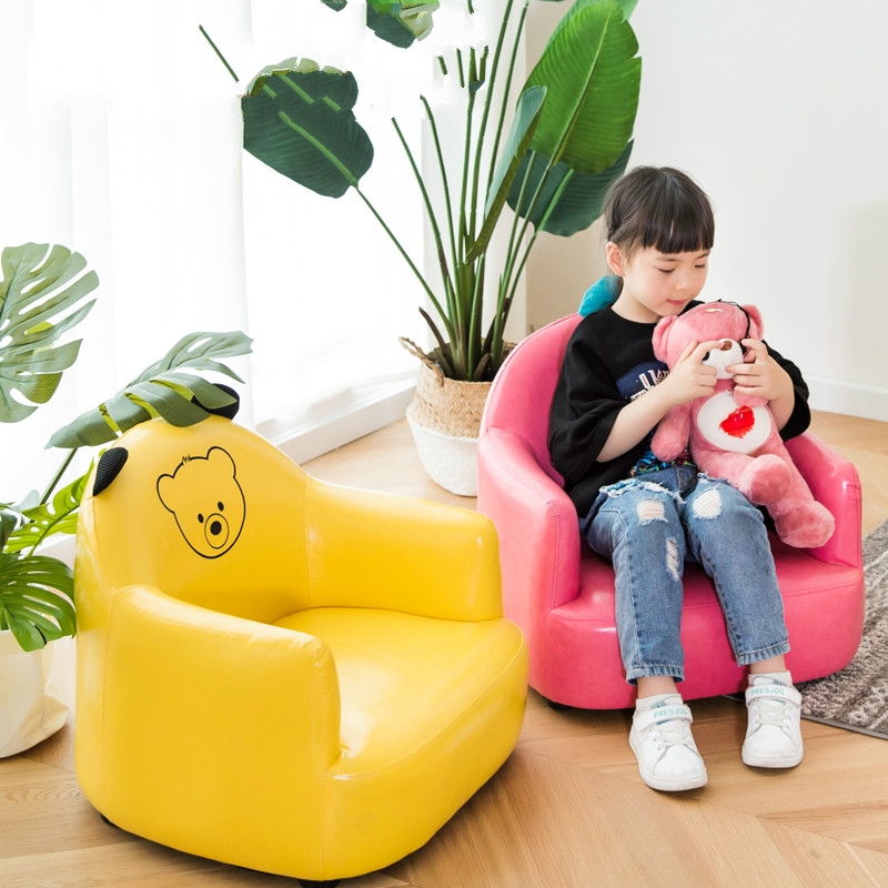 Mini Sofa Children Cartoon Baby Chair Lovely Chair (Plain stool)
