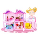 DIY Assembled Miniature Princess Doll House Small Villa Simulation Dream House Girl Toy