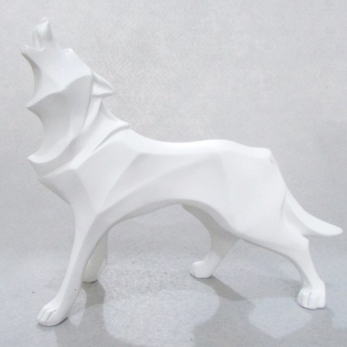 Nordic Animal Resin Handicraft Ornament (White)