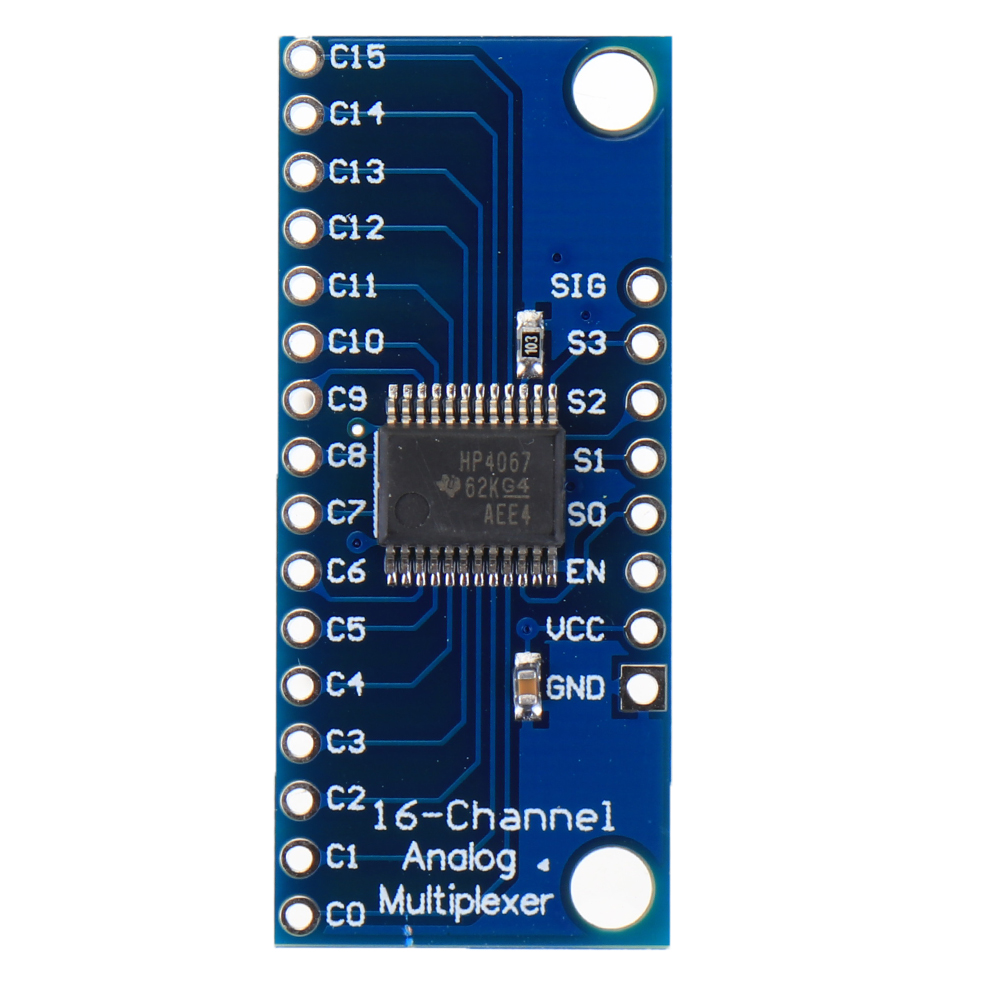 Smart Electronics CD74HC4067 16-Channel Analog Digital Multiplexer PCB Board Module for