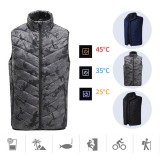 Electric Heat Vest Clothes Warm Vest Men Heating Coat Jacket For Skiing Cycling