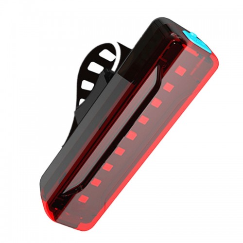 A02 Bicycle Taillight Bicycle Riding Motorcycle Electric Car LED Mountain Bike USB Charging Safety Warning Light (100 Hours, Plastic Bag)