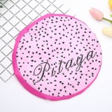 3 PCS Adult Lace Fruit Waterproof and Oily Shower Cap (Dragon fruit)