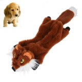 Dog Toy Bite Wear-resistant Vocal Molars Pet Plush Medium Large Supplies, Size: Large (Fox)