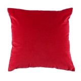 Velvet Solid Color Soft Pillowcase, Size: 45cm*45cm (China Red without Core)