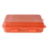 Outdoor Shockproof Waterproof Tool Box Airtight Case EDC Travel Sealed Container (Orange)
