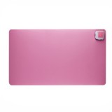 220V Electric Hot Plate Writing Desk Warm Table Mat Blanket Office Mouse Heating Warm Computer Hand Warmer Desktop Heating Plate, Color: Pink Big Size