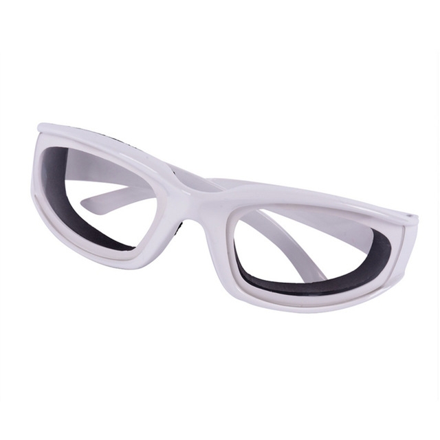 Kitchen Accessories Onion Goggles Barbecue Safety Glasses Eyes Protector (White)