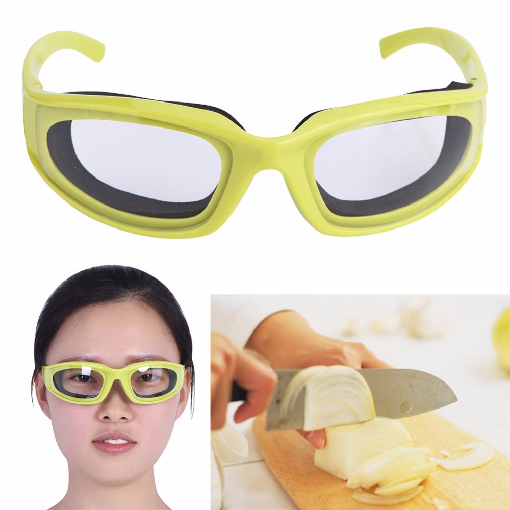 Kitchen Accessories Onion Goggles Barbecue Safety Glasses Eyes Protector (Green)