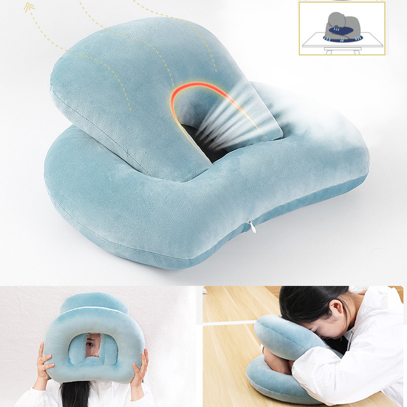 Memory Foam Pillow Head Neck Back Cushion Pad Relax Washable Relieve Knees Pain Seat Back Cushion
