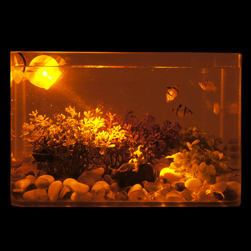 ZANLURE DC 5V IP65 Waterproof Aquarium LED Light RGB Multicolor Fish Tank Light Reef Lamp Spotlight with Remote Control