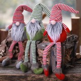 Non-Woven Hat With Long Legs Handmade Gnome Santa Christmas Figurines Ornament Decorations Toys