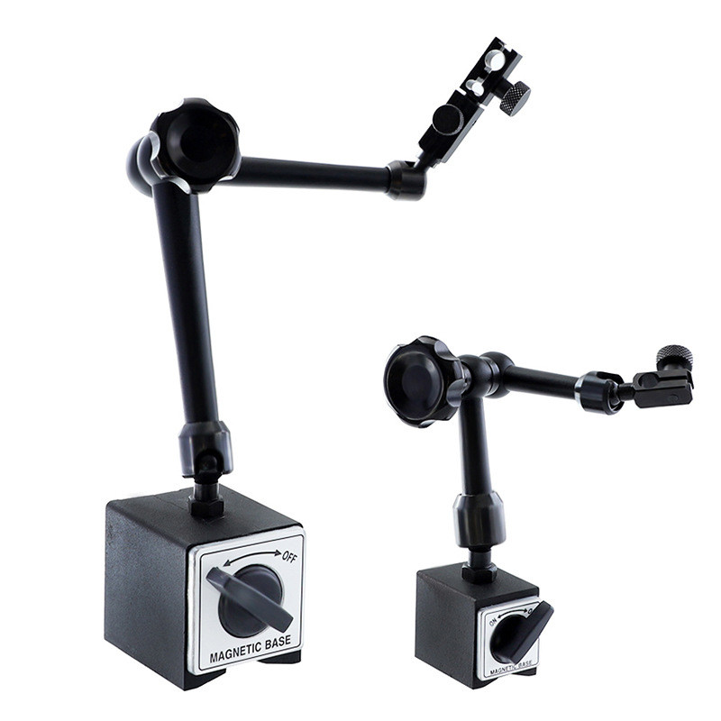 Mini Universal Dial Test Indicator Gauge Flexible Arm Magnetic Stand Base Holder