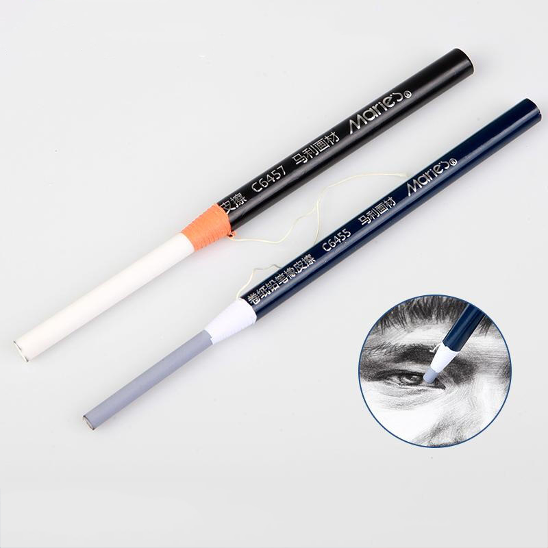 Maries C6455 Creative Pen Shape Soft High-light Eraser Professional Sketch Drawing Pencil Rubber Eraser Pens Rubber School Art Supplies