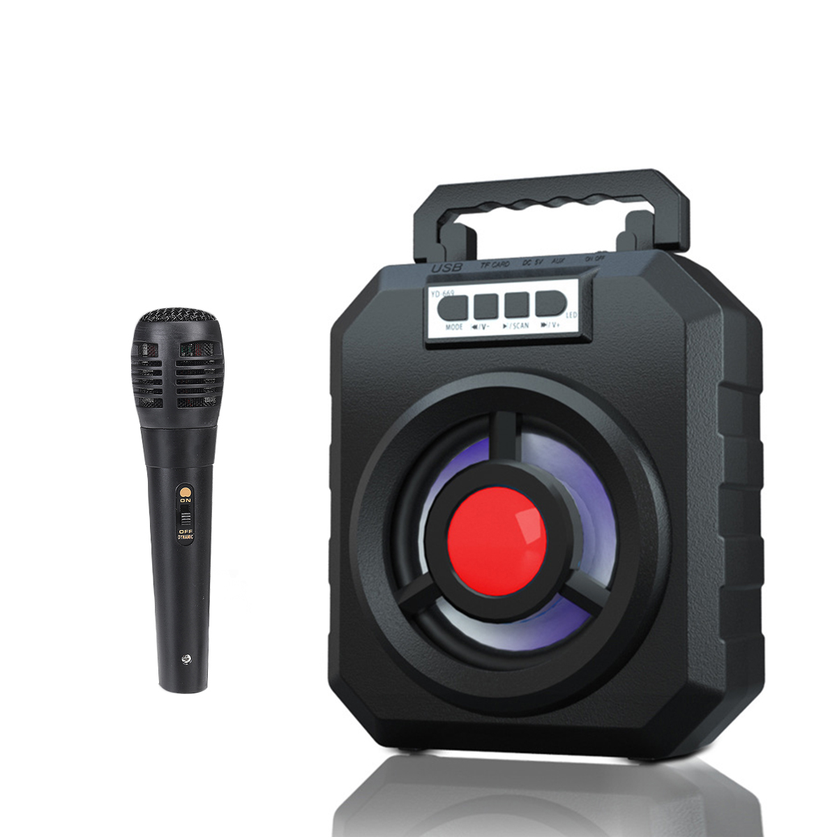 Portable bluetooth Wireless Speaker Subwoofer Stereo Heavy Bass USB FM Radio AUX Speaker