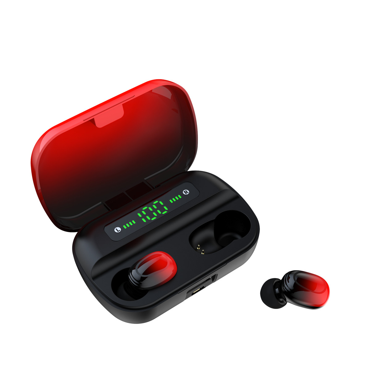 Bakeey Q82X Gradient Color LED bluetooth 5.0 TWS Wireless bluetooth Sport In ear Headset Earbuds Earphone Headphones