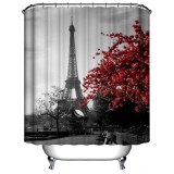 Bathroom 3D Printed Polyester Fabric Colorful Peacock Shower Curtain Waterproof Bath Curtains With 12 Hooks