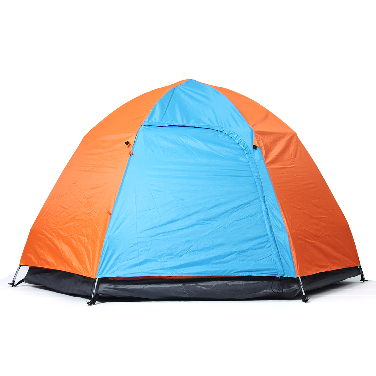 IPRee 5-7 Persons Automatic Waterproof Large Camping Hiking Tent Outdoor Base Camp Blue/Orange