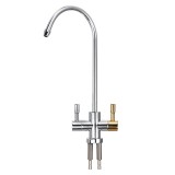 Zinc Alloy Reverse Osmosis Faucet 360 Degree High Arc Swivel Spout Drinking Water Filter Faucet Single Handle Hot Cold Water Mixer Tap