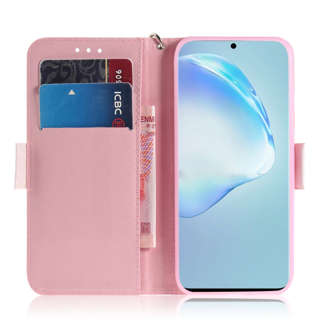 For Galaxy S20+ 3D Formula Pattern Magnetic Attraction Horizontal Flip Leather Case with Lanyard, Support Holder & Card Slot & Wallet (Butterfly High Heels)