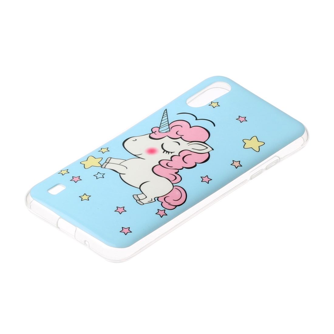 For Galaxy A01 Luminous TPU Mobile Phone Protective Case (Star Unicorn)