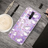 For Xiaomi Redmi K30 Shockproof Painted Transparent TPU Protective Case (Horse)
