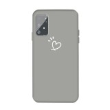 For Galaxy A91 / S10 Lite Frosted Candy-Colored Ultra-thin TPU Phone (Grey)